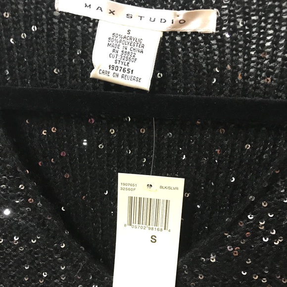 🖤HP🖤 New Max Studios Black Sweater Dress - Picture 10 of 11